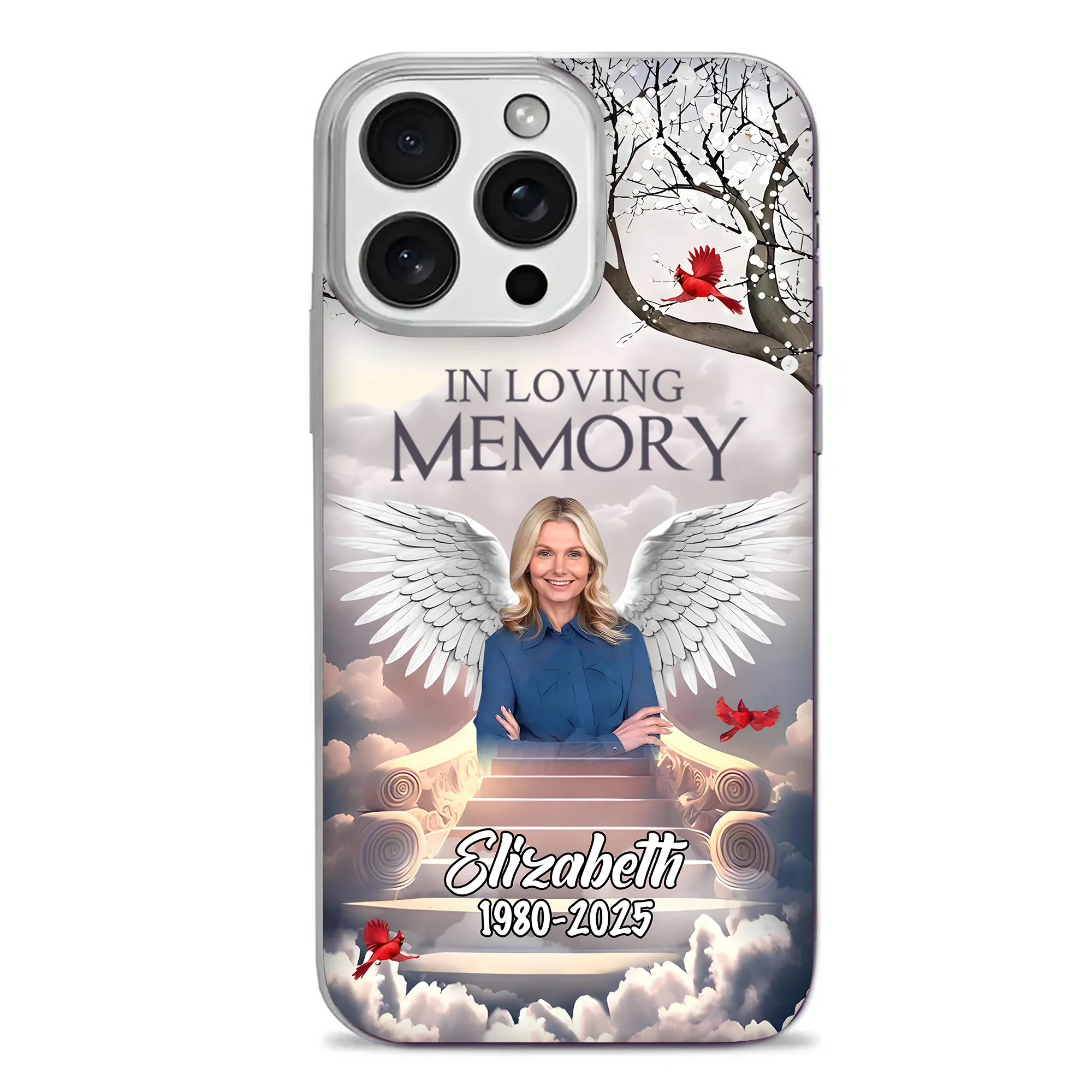 In Loving Memory - Personalized Phone Case - Memorial Gift TD118