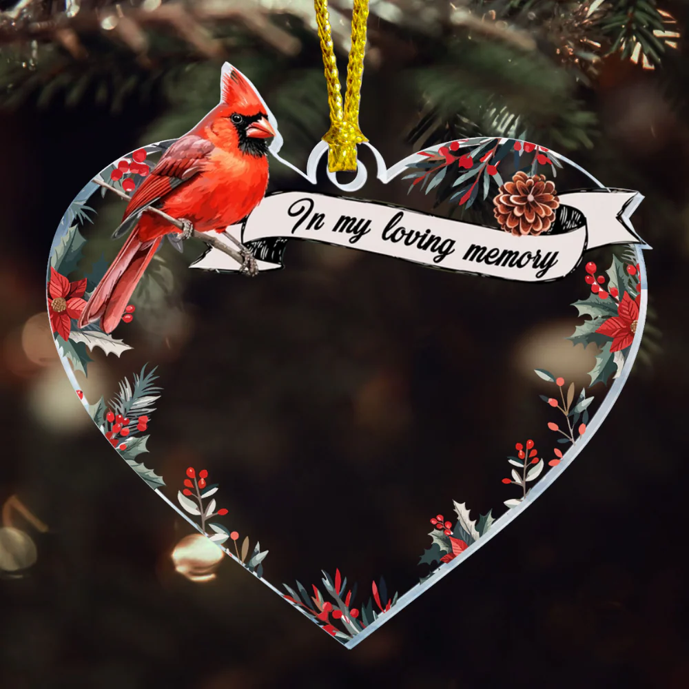 In My Loving Memory - Personalized Acrylic Ornament - Image 4