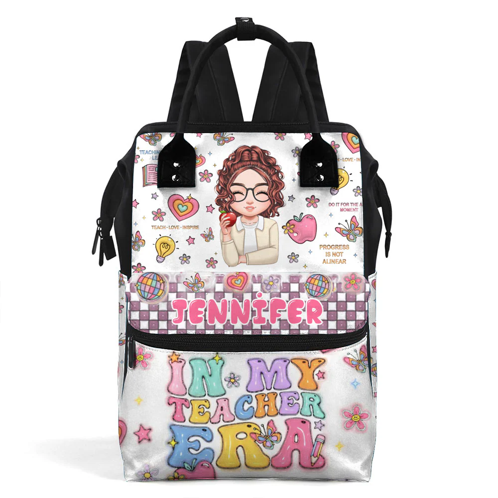 In My Teacher Era - Personalized Duckbilled Backpack - Gift For Teacher | CLTC05 HN02