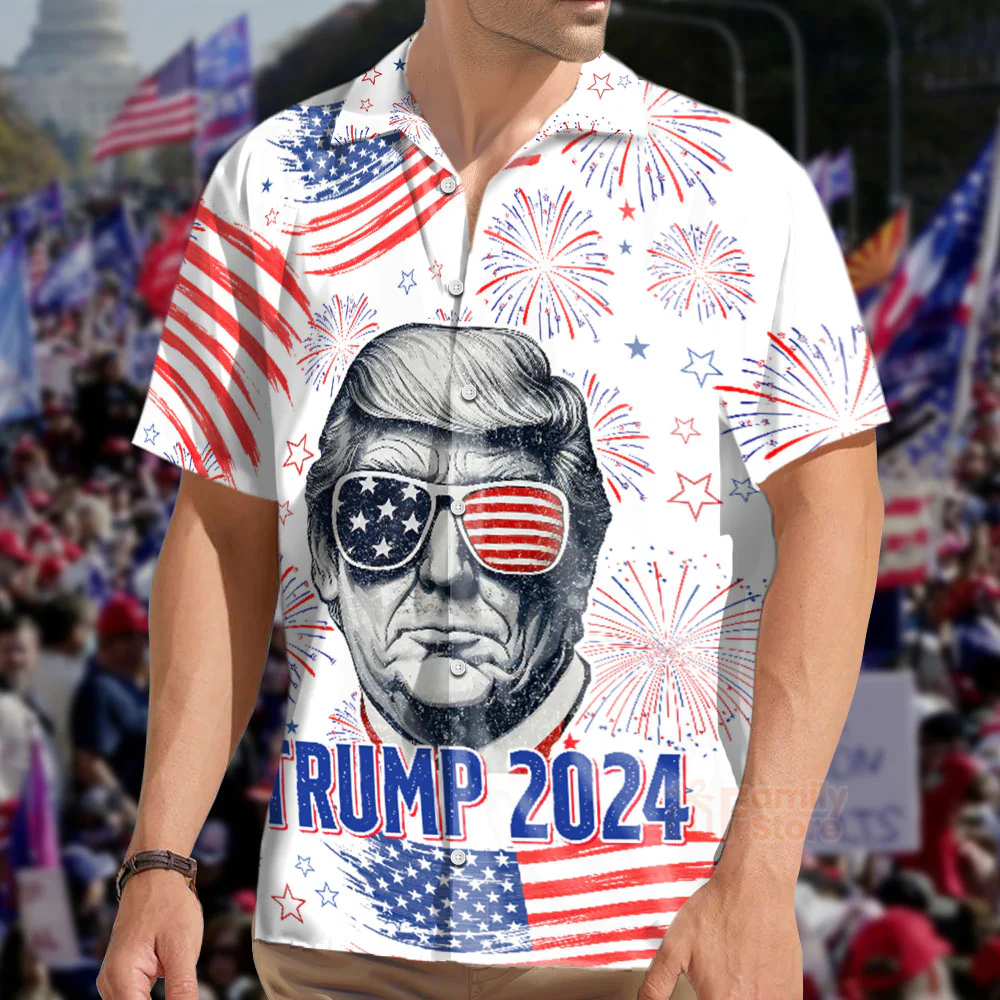 Independence Day American Trump Hawaii Shirt - Image 3