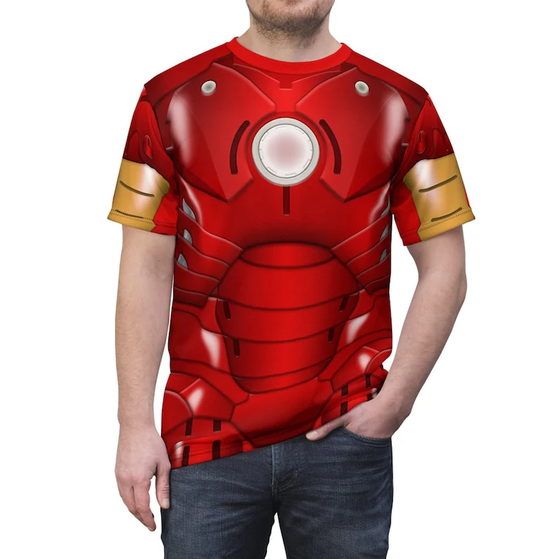 Iron Man III Armor Marvel Inspired Avengers Campus - 3D TShirt - Image 3