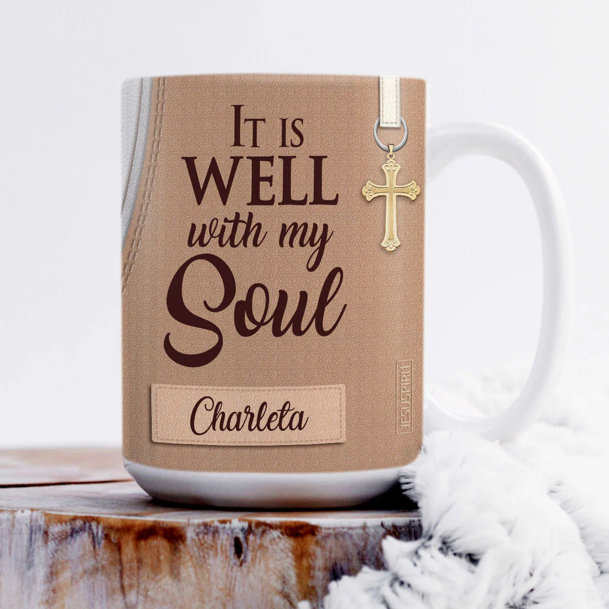 It Is Well With My Soul - Personalized Mug - Christian Gift For Her BA01 - Image 3