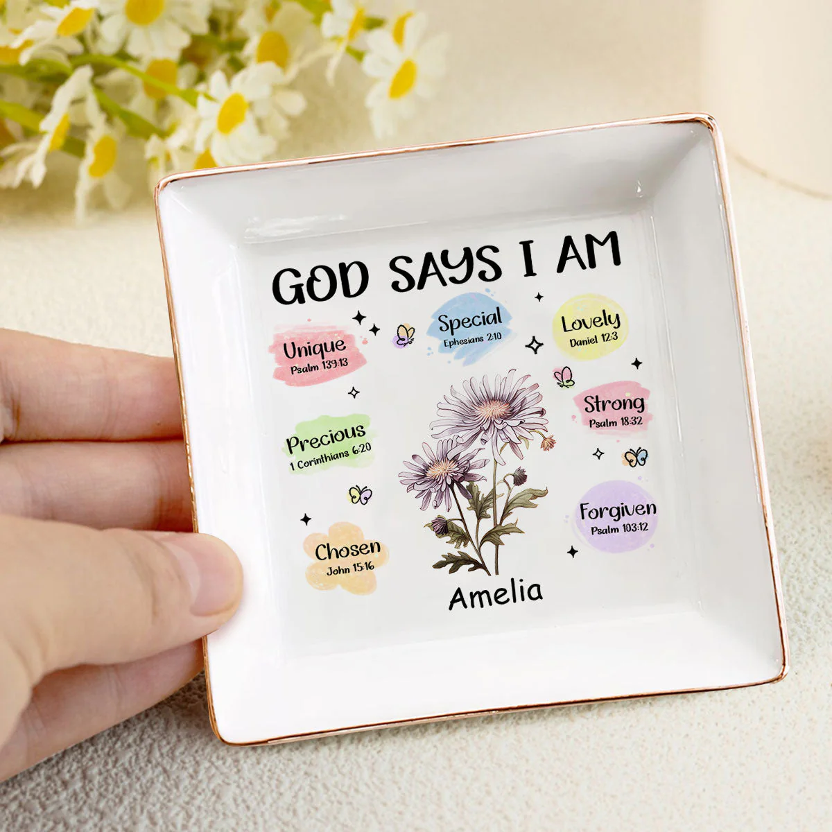 It Takes A Long Time To Grow An Old Friend - Personalized Heart Shape Jewelry Dish - Gift For Bestie, Sister NH96 - Image 4
