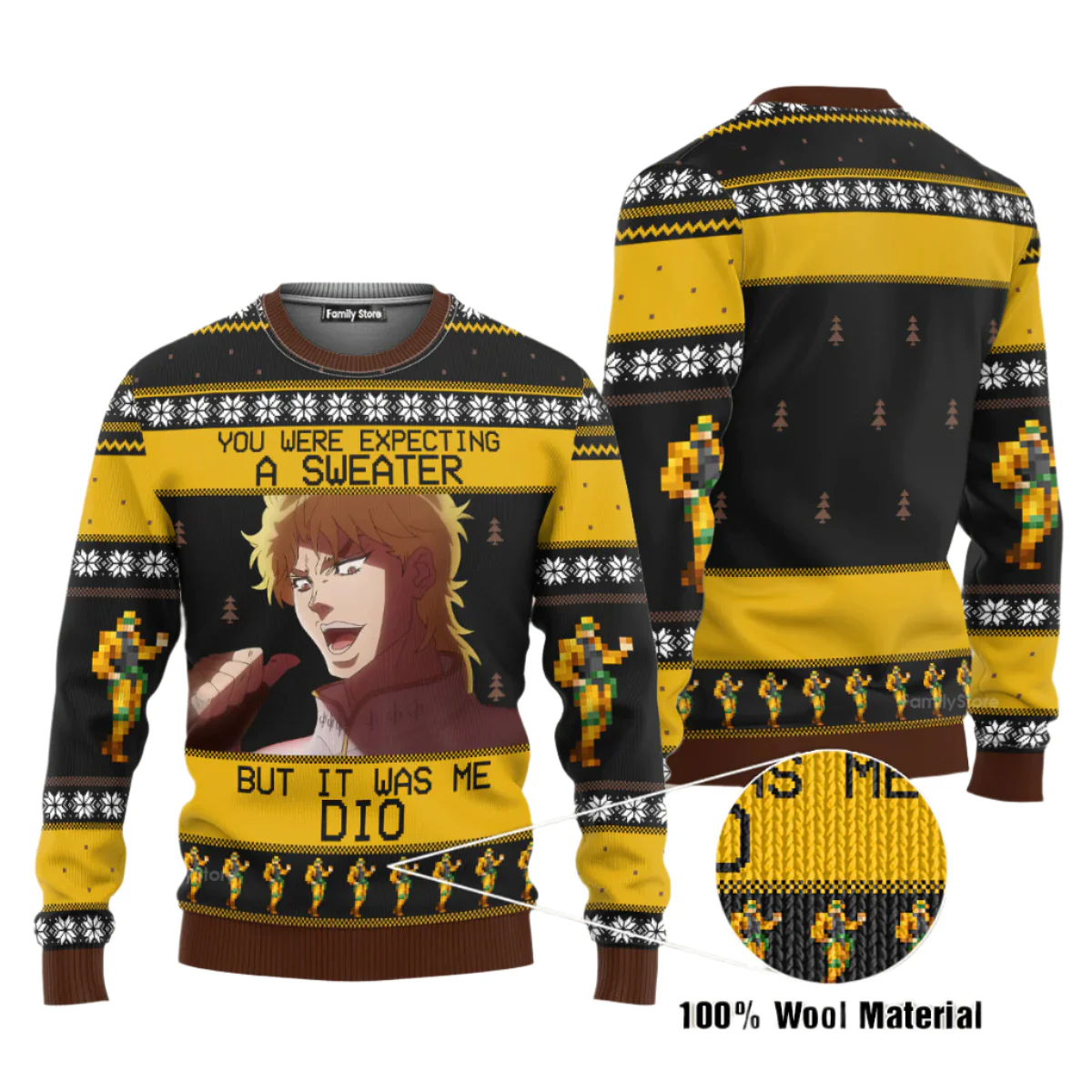 It Was Me Dio Jojo’s Bizarre Adventure - Ugly Christmas Sweater