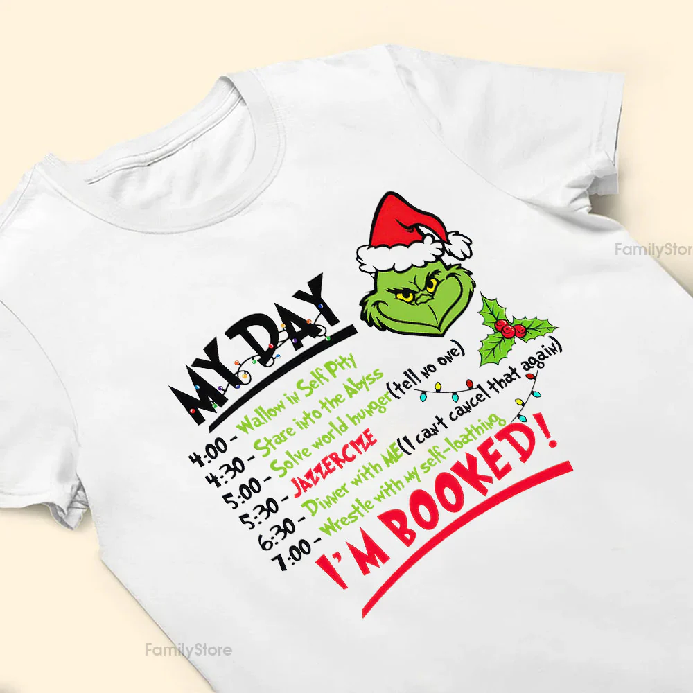 Its My Day I'm Booked Green Monster  - Christmas Gift For Family Members, Friends - Personalized Shirt - CL42 NA94 - Image 3