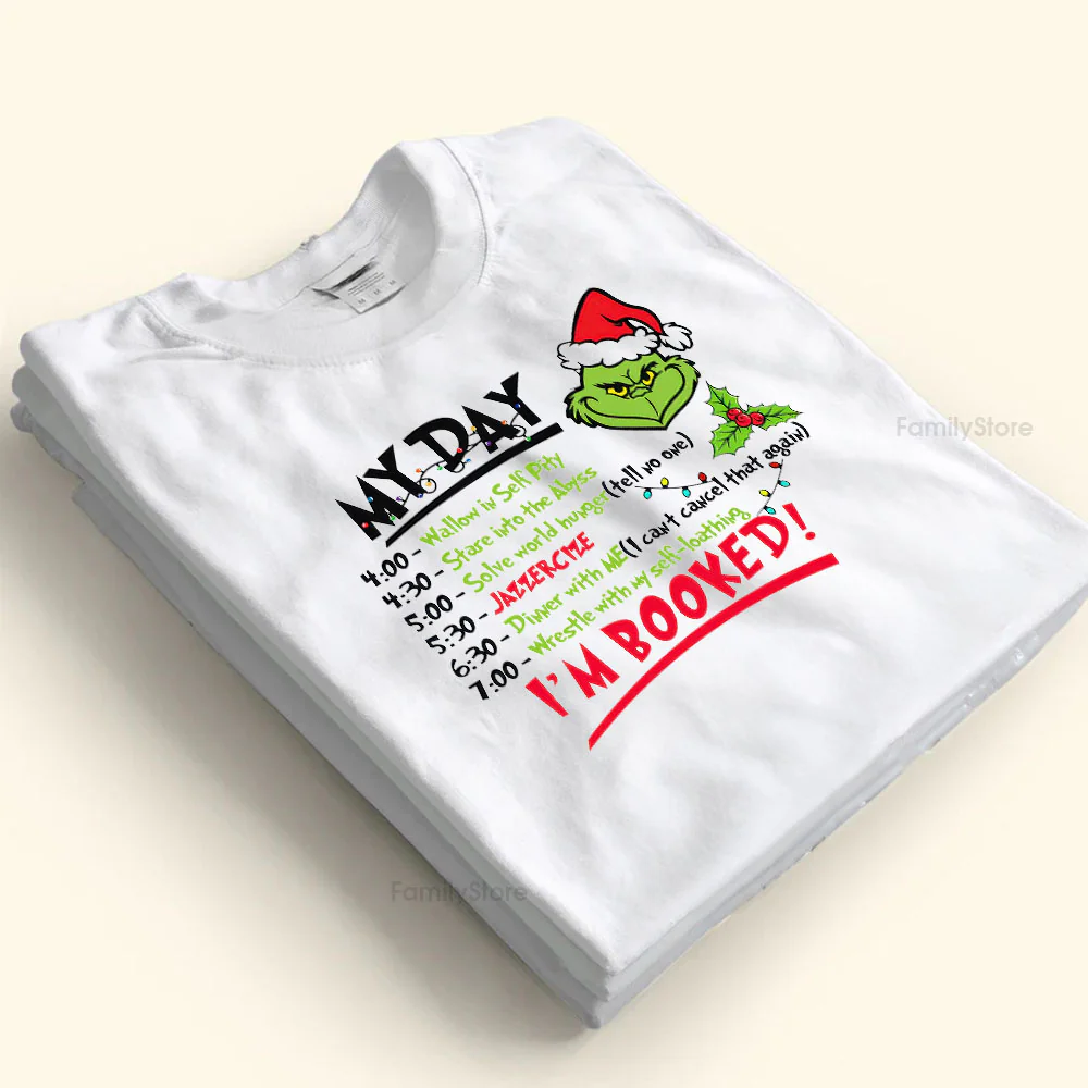Its My Day I'm Booked Green Monster  - Christmas Gift For Family Members, Friends - Personalized Shirt - CL42 NA94 - Image 4