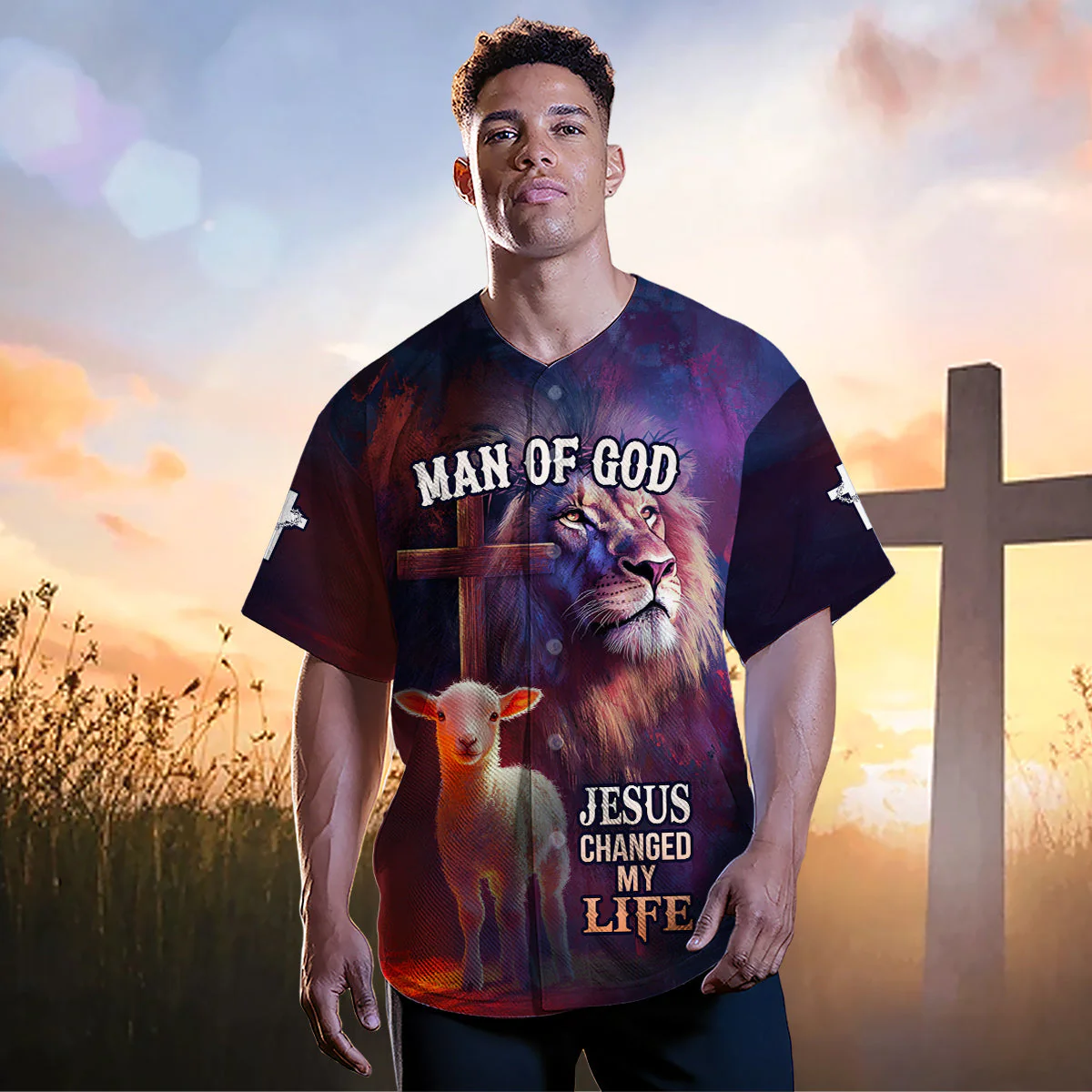 Jesus Changed My Life Baseball Jersey Bundle - Image 9