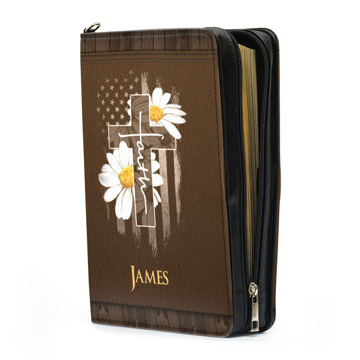 Jesus Christ Is The Same Yesterday And Today And Forever - Unique Personalized Bible Covers - AT4082410 - Image 4