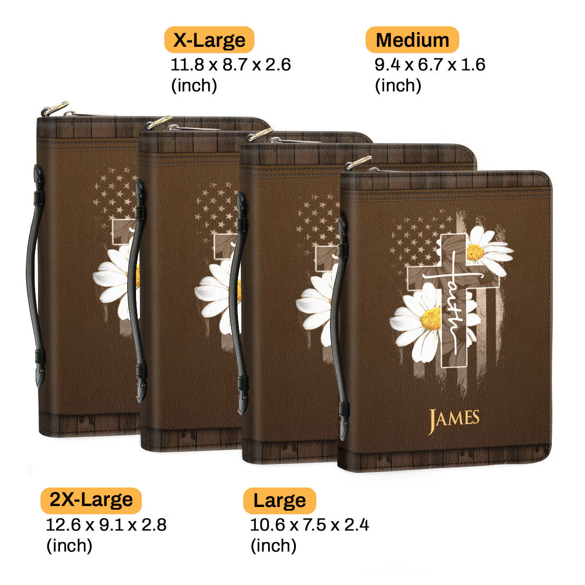 Jesus Christ Is The Same Yesterday And Today And Forever - Unique Personalized Bible Covers - AT4082410 - Image 6