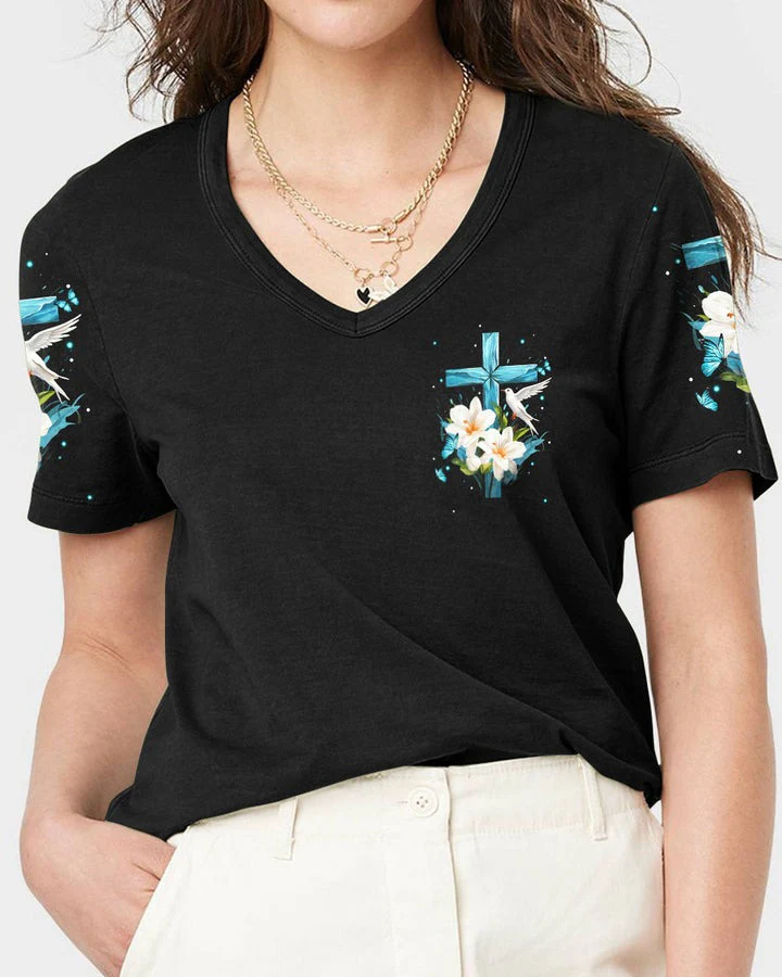 Jesus Dropped The Charges - Women's All Over Print Shirt - AT4080524 - Image 4