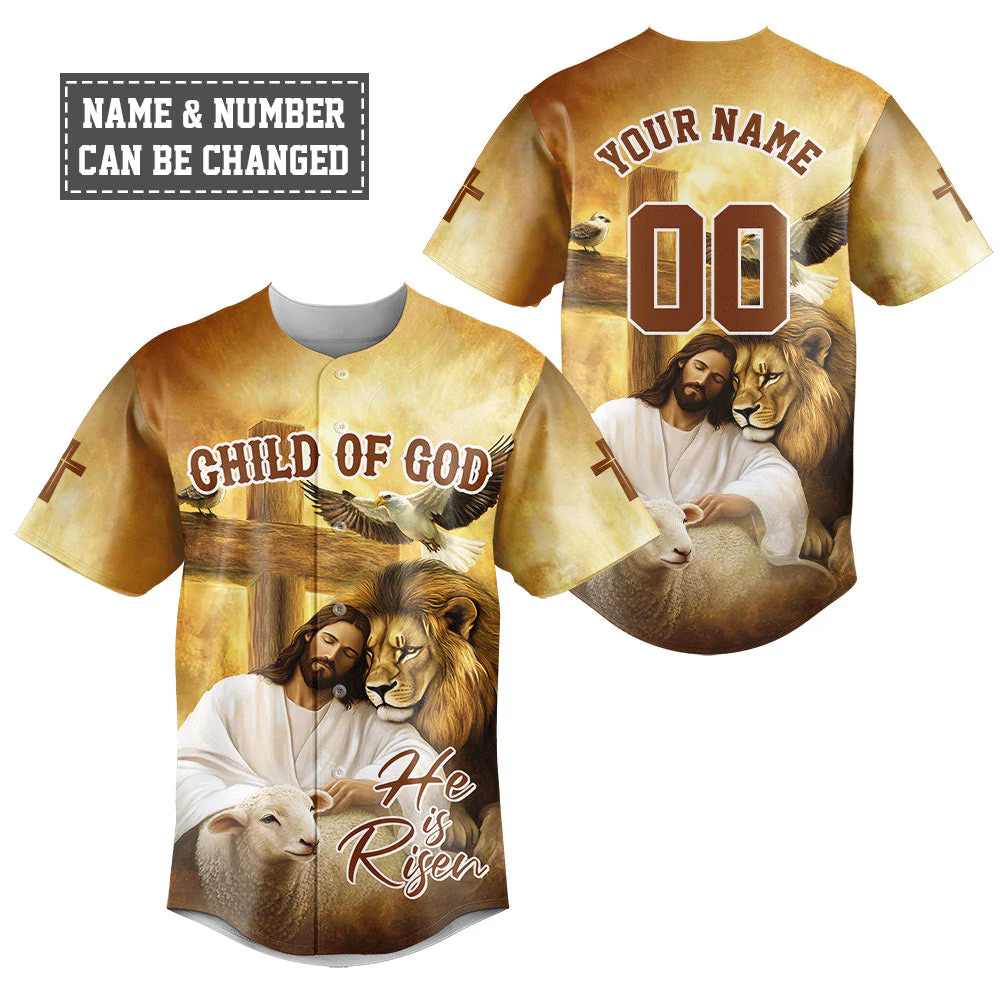 Jesus He Is Risen Baseball Jersey Bundle - Image 2