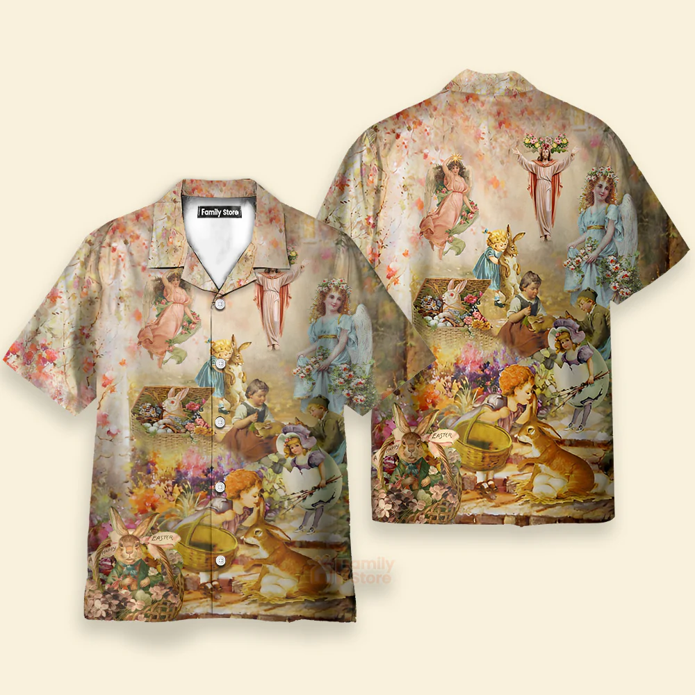 Jesus He Is Risen Happy Easter Day Hawaiian Shirt - PN303006Lb - Image 2