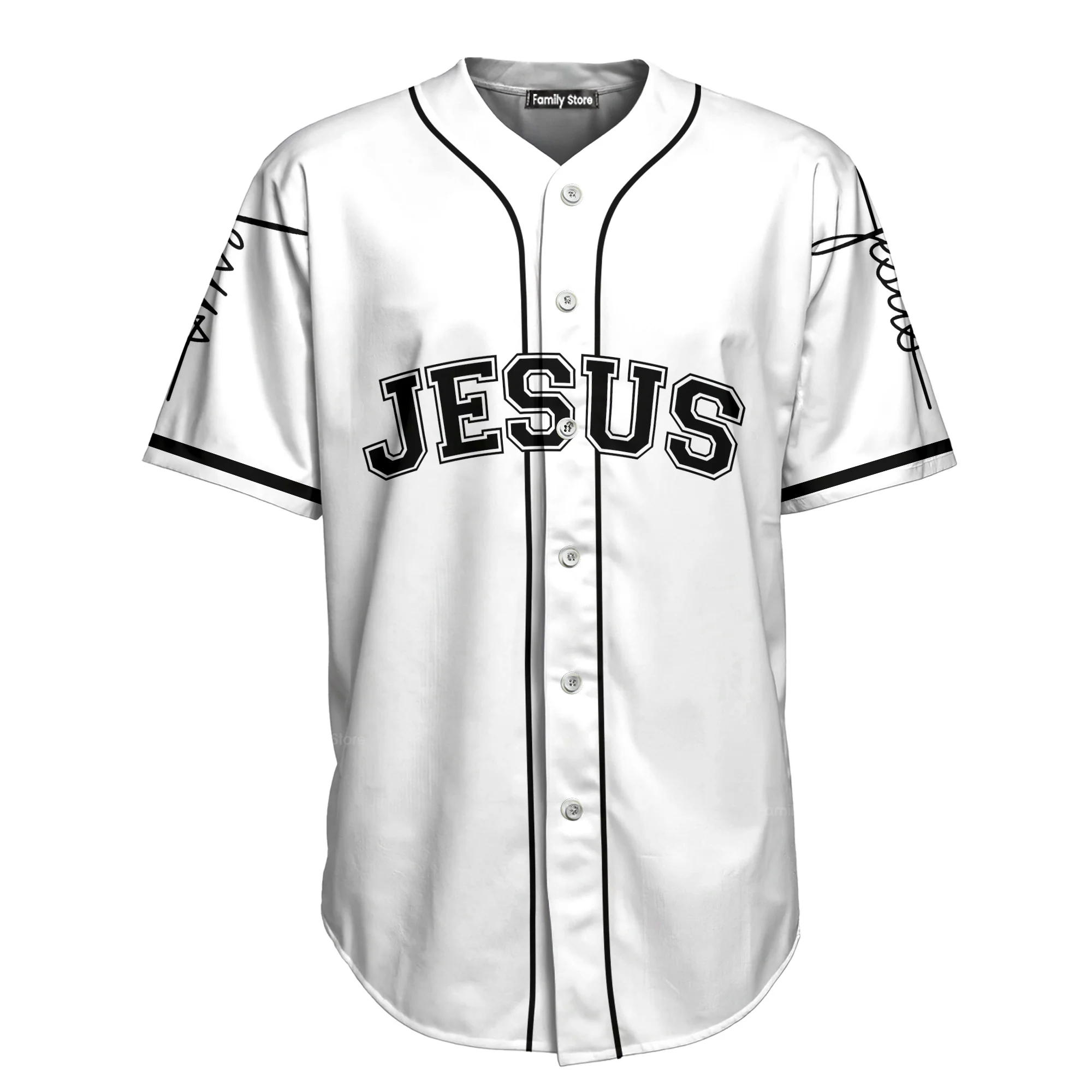 Jesus Hug Embracing Christ Baseball Tee Jersey Shirts - Image 7