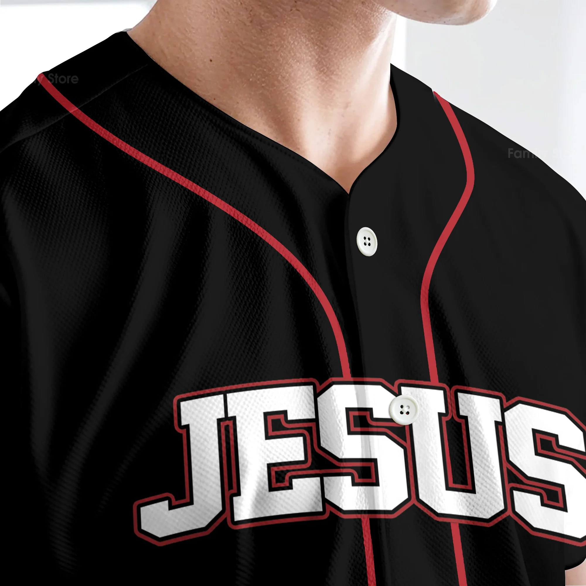 Jesus I'm Not Perfect Christian I'm The One That Knows - Baseball Tee Jersey - Image 4