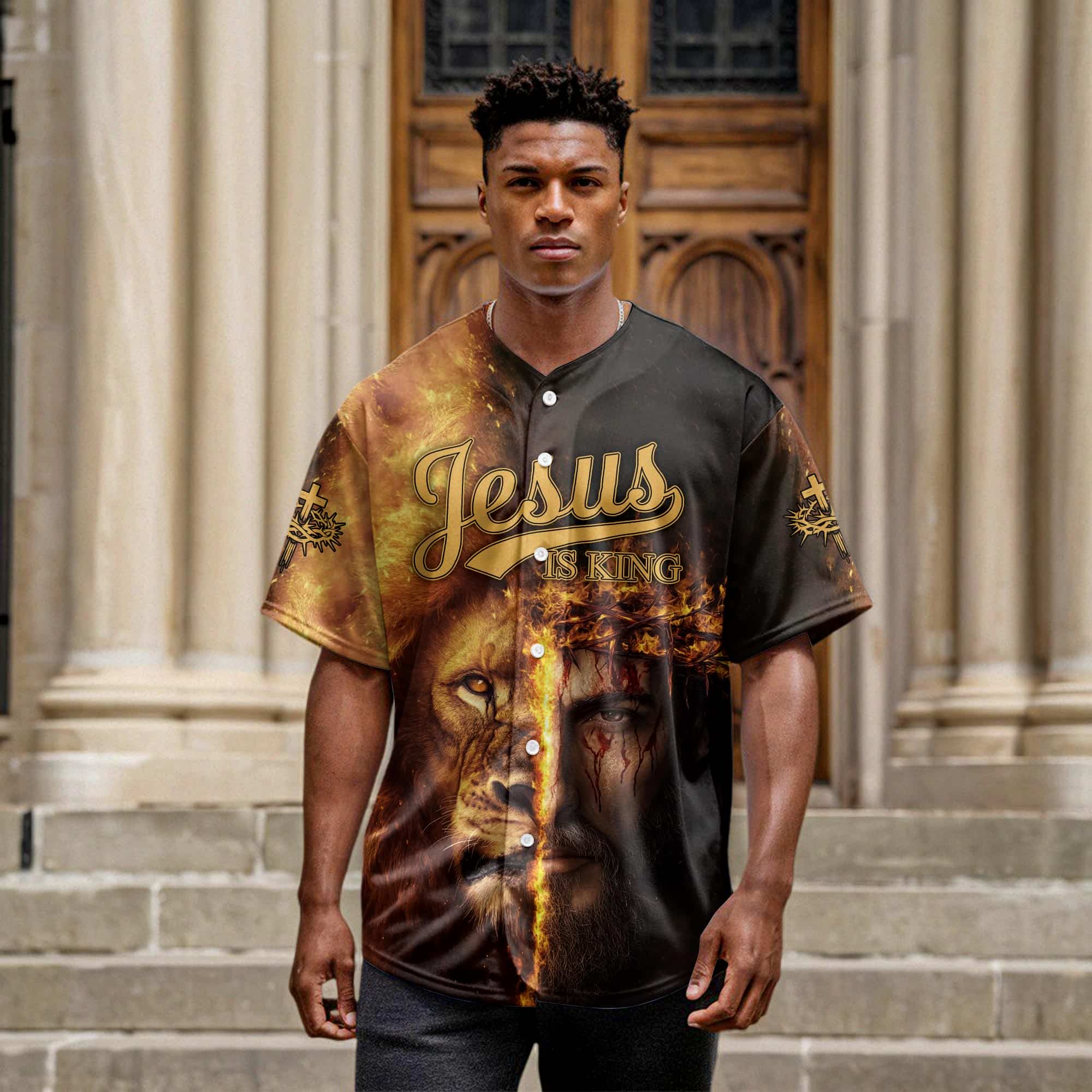 Jesus Is King Lion Baseball Jersey Bundle - Image 10