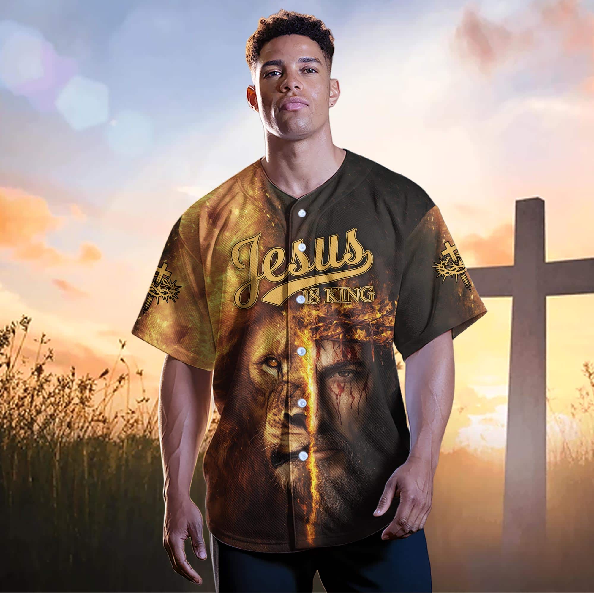 Jesus Is King Lion Baseball Jersey Bundle - Image 11