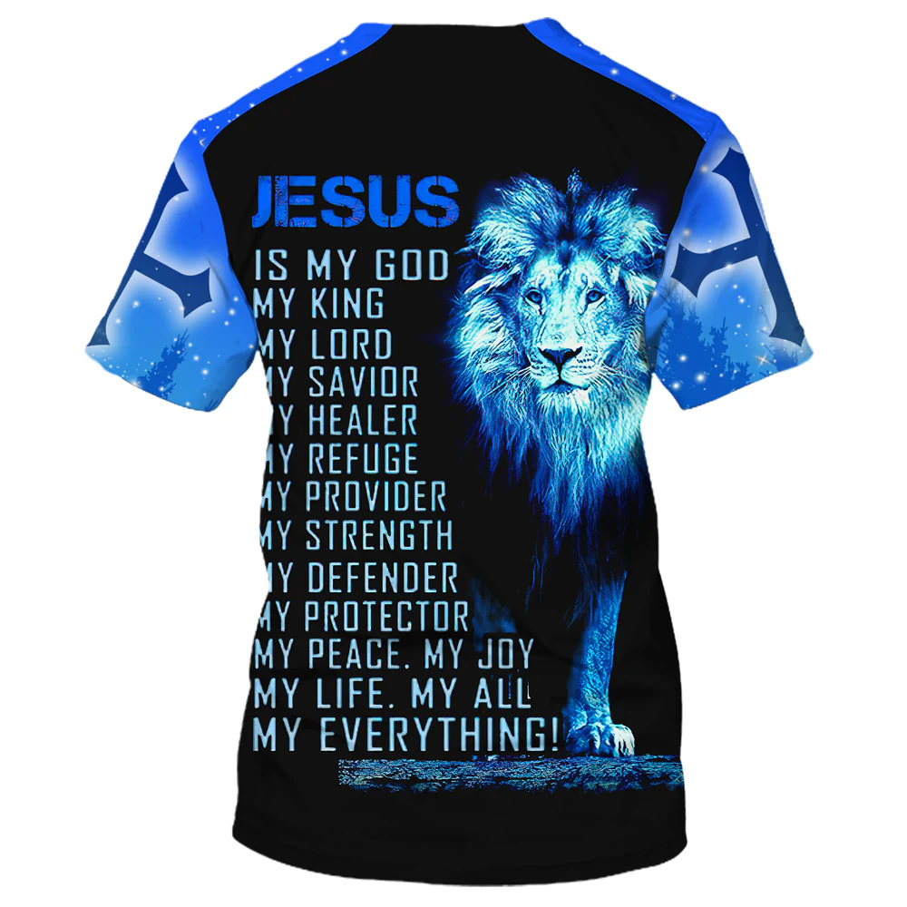 Jesus Is My God, My Everything T-shirt For Men - Image 3