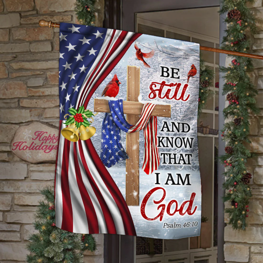 Jesus is The Reason for Season - Personalized Jesus American Flag - Christmas Gift HH01 - Image 2