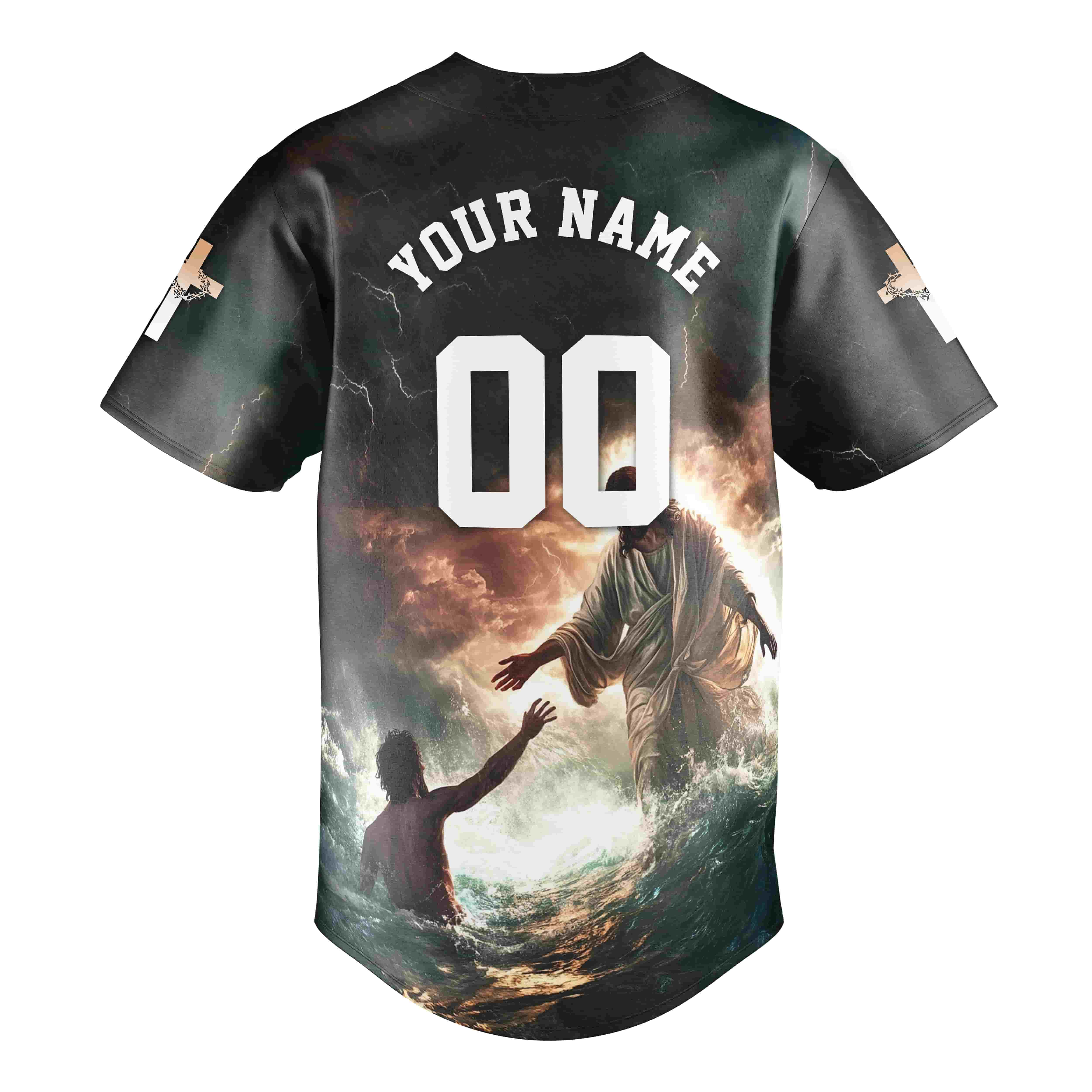 Jesus Save My Life Baseball Jersey Bundle - Image 4