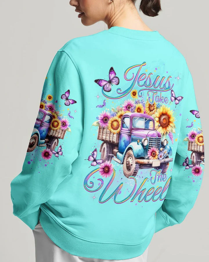 Jesus Take The Wheel - Women's All Over Print Shirt - AT4080518 - Image 3