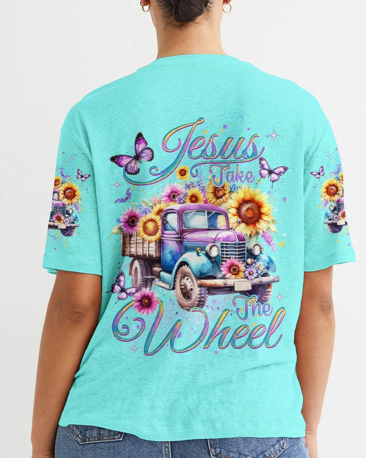 Jesus Take The Wheel - Women's All Over Print Shirt - AT4080518 - Image 7