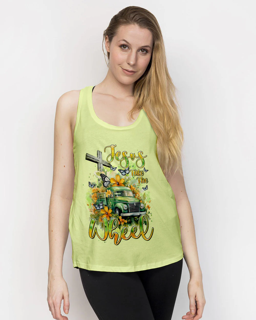 Jesus Take The Wheel Women's All Over Print Shirt - 1601242 - Image 15
