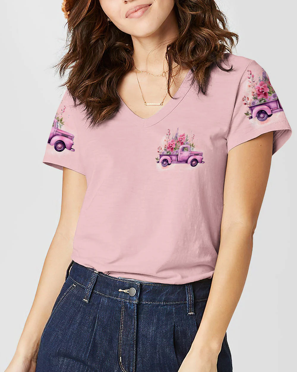 Jesus Take The Wheel Women's All Over Print Shirt - td0712232 - Image 11