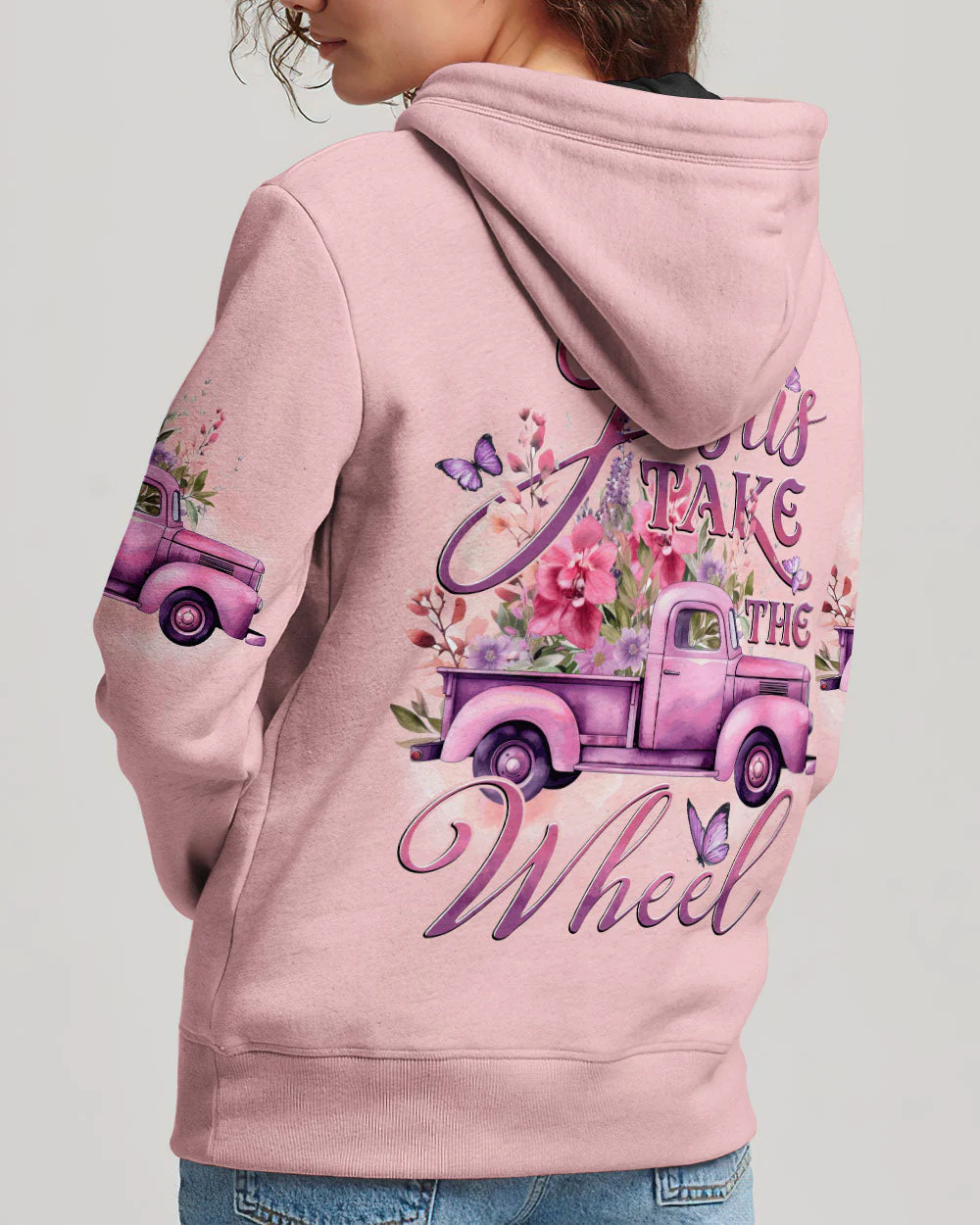Jesus Take The Wheel Women's All Over Print Shirt - td0712232 - Image 3