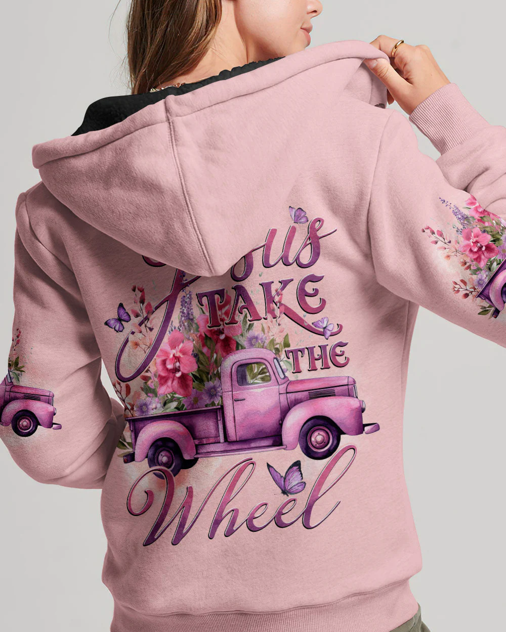 Jesus Take The Wheel Women's All Over Print Shirt - td0712232 - Image 5