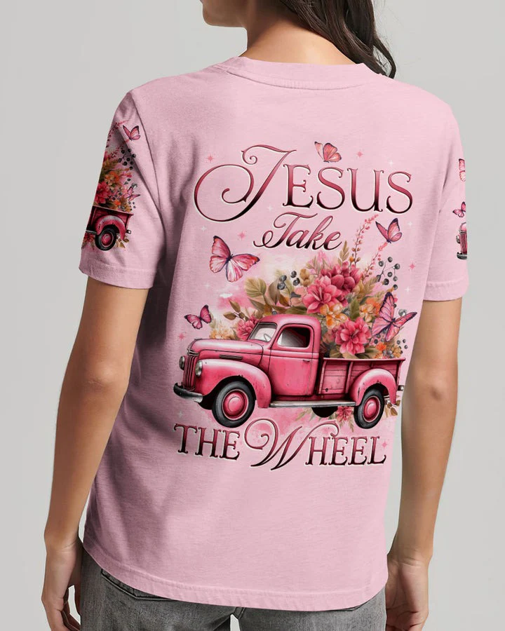 Jesus Take The Wheel Women's All Over Print Shirt - Women's All Over Print Shirt - AT407002 - Image 10