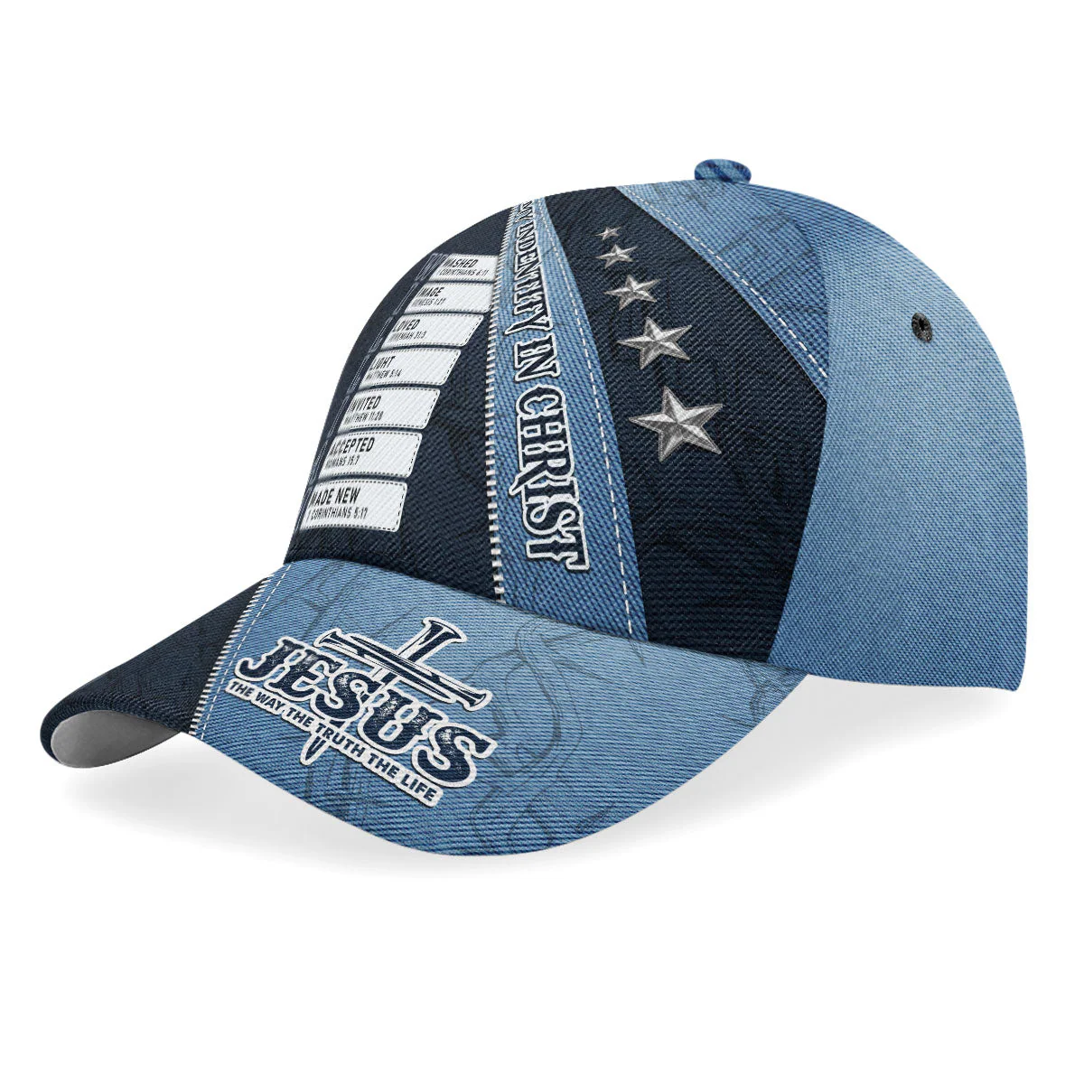 Jesus The Way The Truth The Life - Personalized Classic Cap HL128 - Image 4