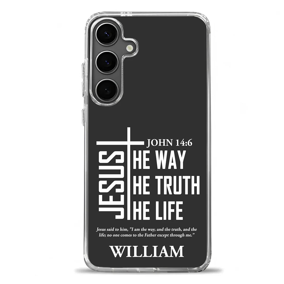 Jesus The Way The Truth The Life - Personalized Phone Case - Christian Gift BA01 - Image 2