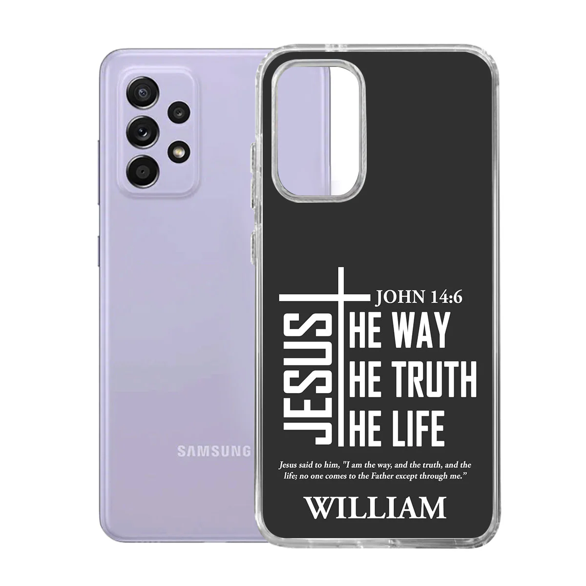 Jesus The Way The Truth The Life - Personalized Phone Case TD118 - Image 6