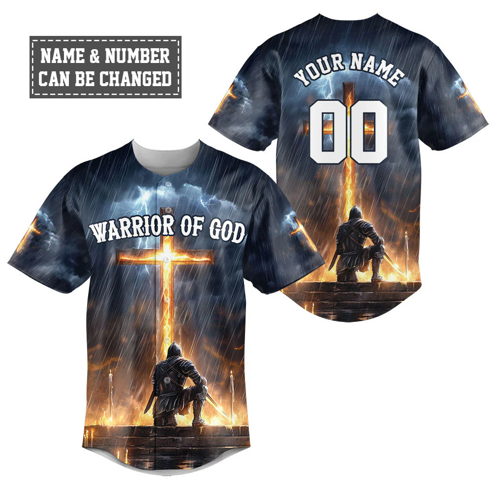 Jesus Warrior Of God Baseball Jersey Bundle - Image 2