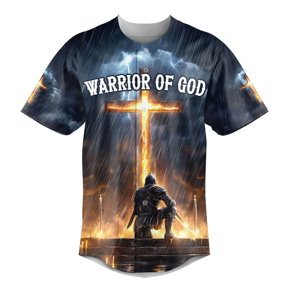 Jesus Warrior Of God Baseball Jersey Bundle - Image 3