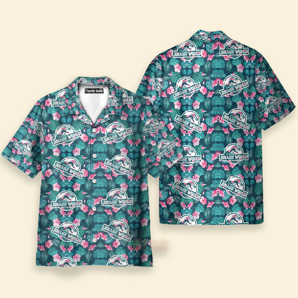 Jurassic Park Hawaiian Shirts Aloha Hawaii Shirt Aloha Shirt For Summer - Image 2