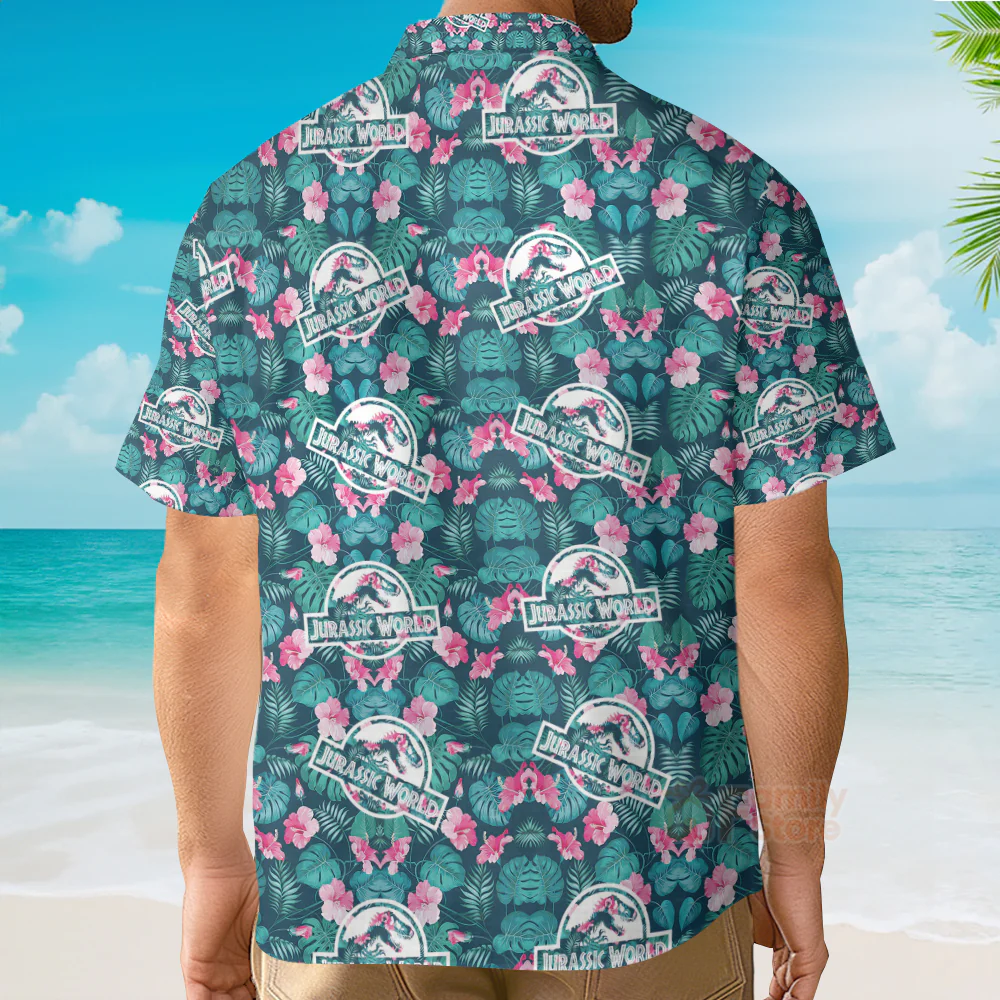 Jurassic Park Hawaiian Shirts Aloha Hawaii Shirt Aloha Shirt For Summer - Image 4