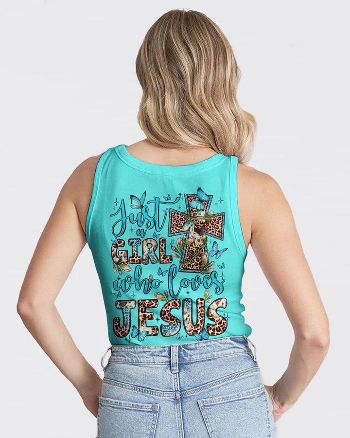 Just A Girl Who Loves Jesus - Women's All Over Print Shirt - AT4080505 - Image 4