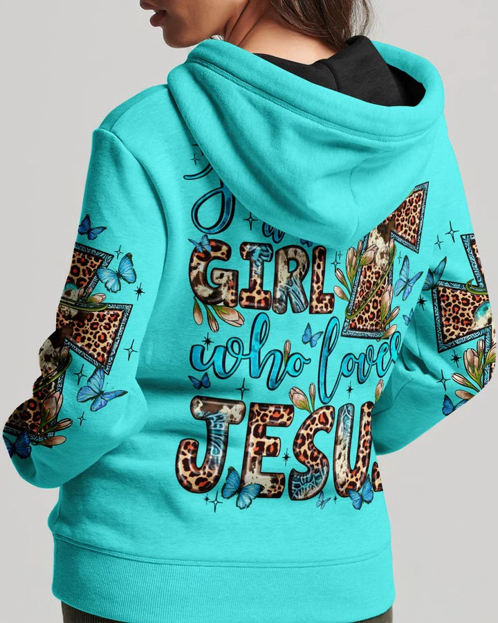 Just A Girl Who Loves Jesus - Women's All Over Print Shirt - AT4080505 - Image 7