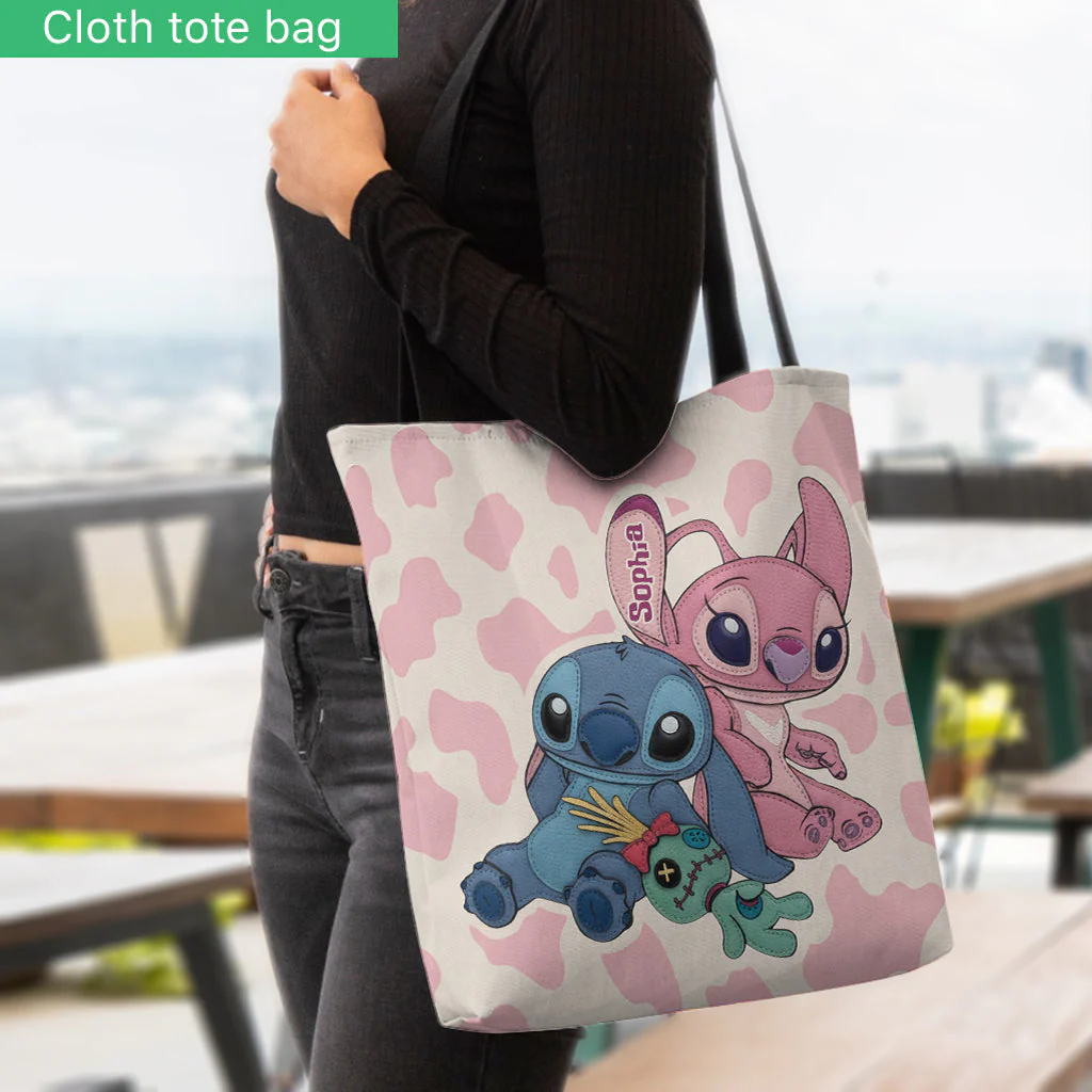 Just A Girl Who Loves Sti - Personalized Tote Bag - Gift For Her, Movie Fans HH01 - Image 3
