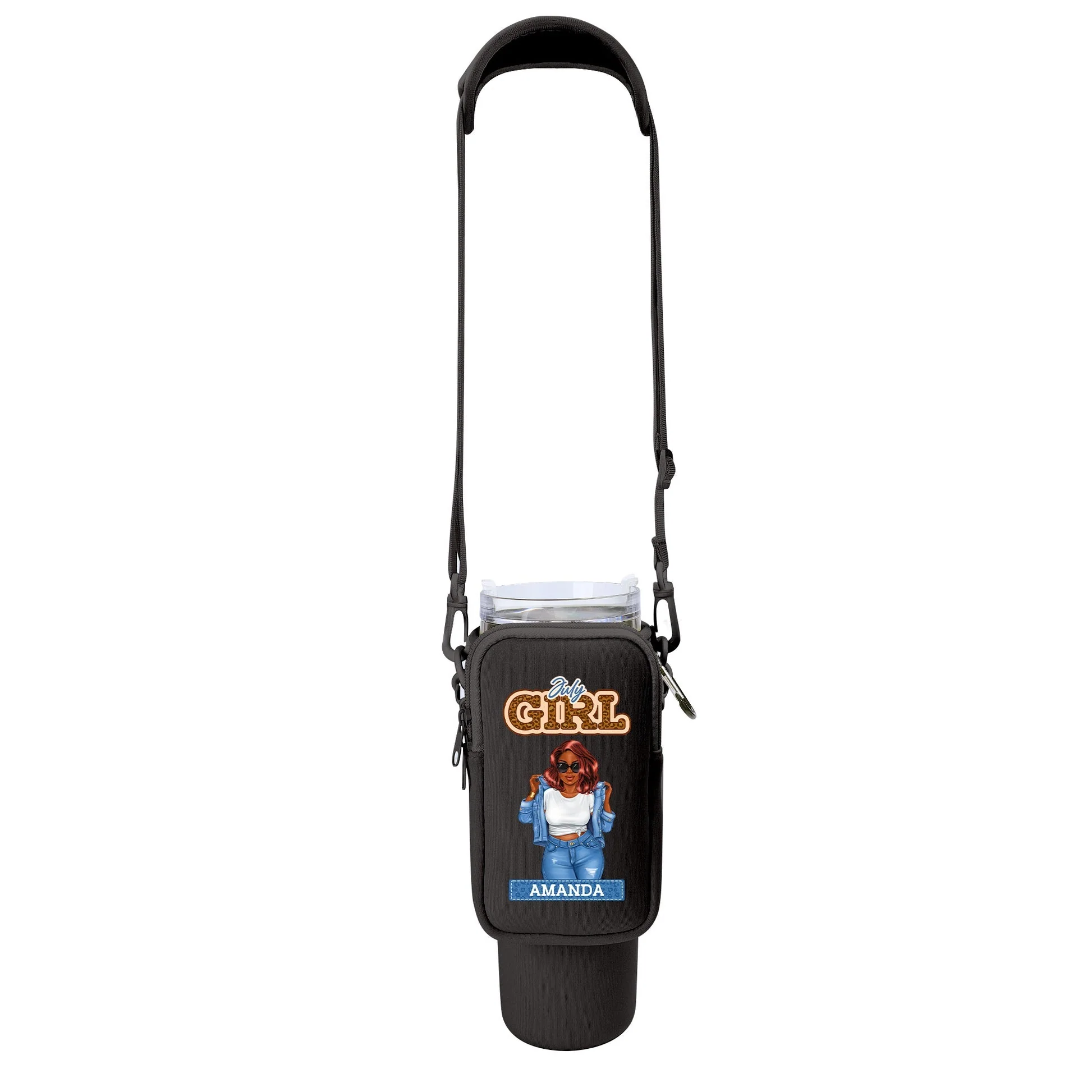 Just A Girl Who Loves Traveling - Personalized Tumbler Holder Bag - Birthday Gift For Her, Vacation Lovers | GR3 - Image 8
