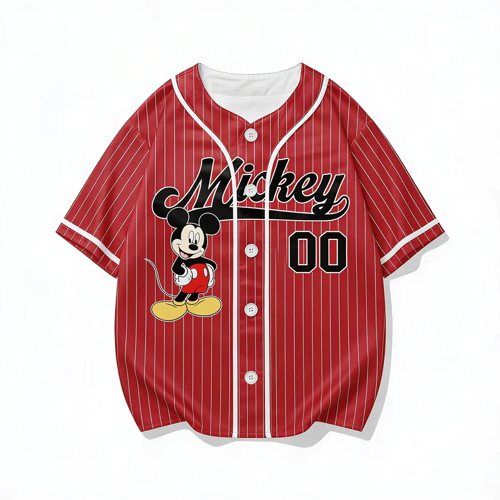 Just Love MkMo Magic Mouse - Personalized Baseball Jersey - Gift For Movie Fans HH01 - Image 4