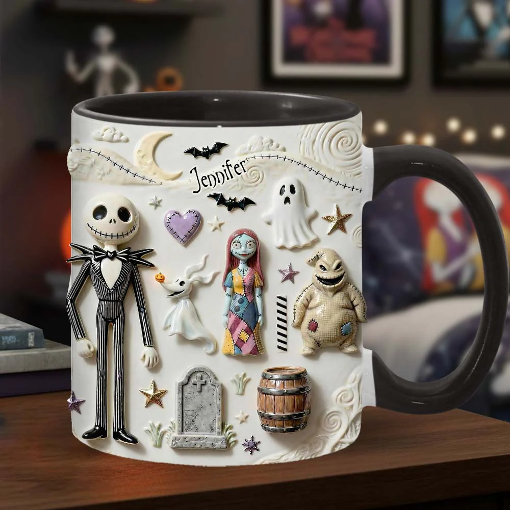 Just Love Spooky - Personalized Accent Mug - Christmas Gift For Movie Fans HH01