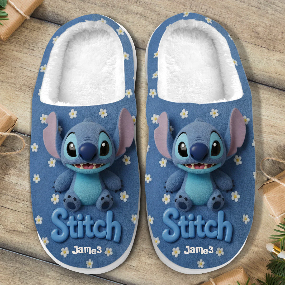 Just Love Sti - Personalized 3D Inflated Effect Slippers - Gift For Fan Movies HH01 - Image 2