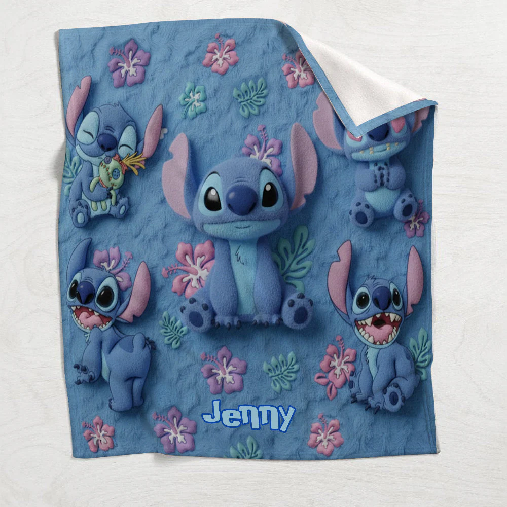 Just Love Sti -  Personalized Blanket - Christmas Gift For Daughter HH01 - Image 4
