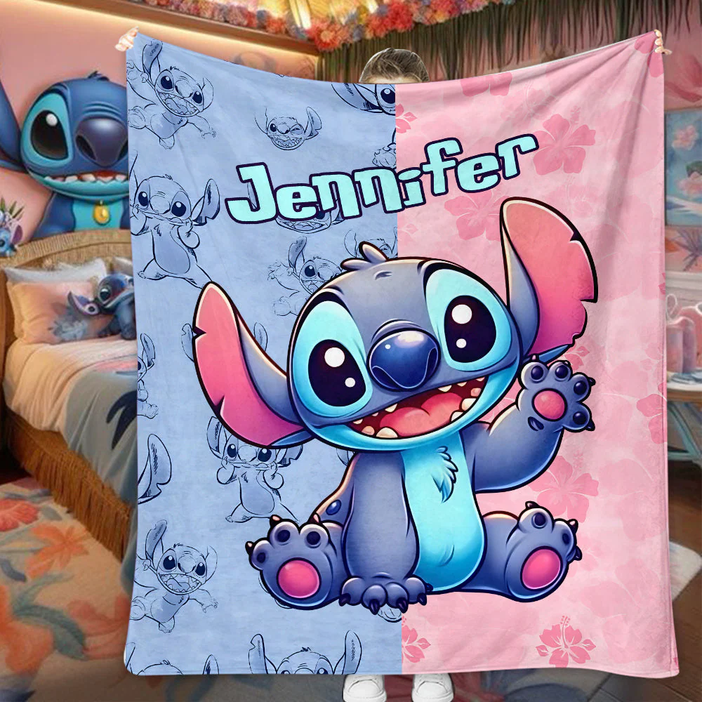 Just Love Sti (Ver 6) - Personalized 3D Inflated Effect Christmas Blanket HH01