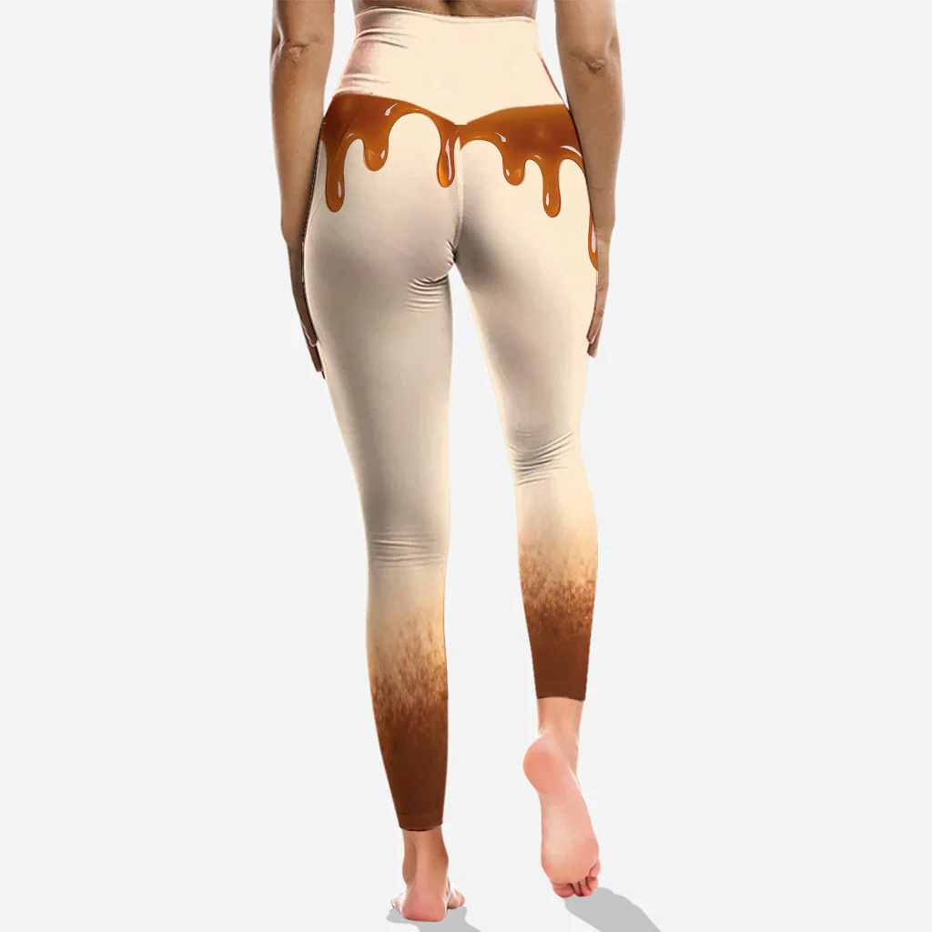 Just Loves Highland Cows - Personalized Hoodie and Leggings - Gift For Her - Image 4