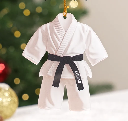 Karate - Personalized Acrylic Ornament NL122 - Image 2