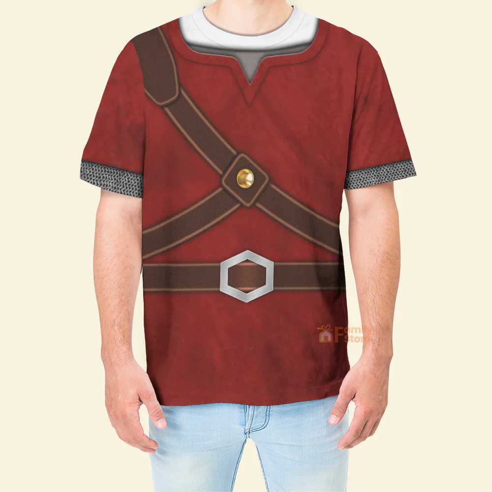 Knights Of Skyloft Red Cosplay Costume - 3D TShirt ZDHS52 - Image 4