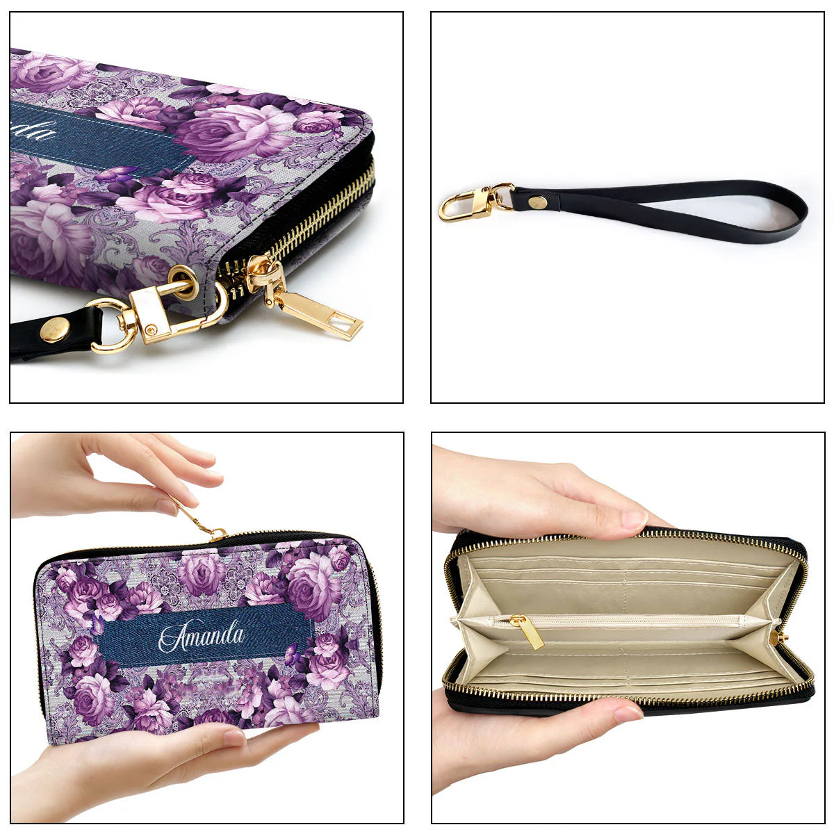 Ladies A Child Of God - Thoughtful Gift For Christians - Personalized Leather Long Wallets - AT4080926 - Image 7